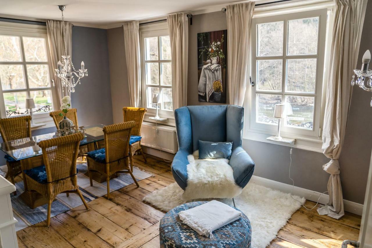 Ferienhaus Am Fluss. Baubiologisch Renoviert. 巴特克罗伊茨纳赫 外观 照片